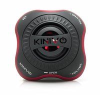 Kinivo ZX100 Mini Portable Speaker with Rechargeable Battery and Enhanced Bass Resonator (Black) N6