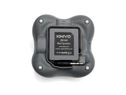 Kinivo ZX100 Mini Portable Speaker with Rechargeable Battery and Enhanced Bass Resonator (Black) N12