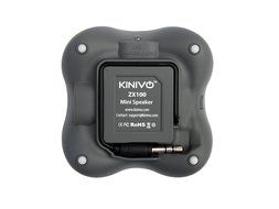 Kinivo ZX100 Mini Portable Speaker with Rechargeable Battery and Enhanced Bass Resonator (Black) N20