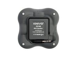 Kinivo ZX100 Mini Portable Speaker with Rechargeable Battery and Enhanced Bass Resonator (Black) N28