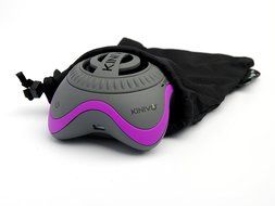 Kinivo ZX100 Mini Portable Speaker with Rechargeable Battery and Enhanced Bass Resonator (Black) N46