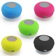 ljersa Waterproof Bluetooth Speaker Waterproof Wireless Bluetooth Handsfree Mic Suction Mini Speaker Shower Car... N23