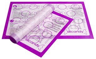 CLEARANCE NonStick Silicone Baking Mats - 2 pc Set - Silicandy Rectangular Mats with Fiberglass are Great for...