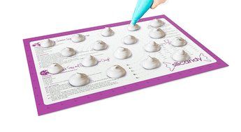 CLEARANCE NonStick Silicone Baking Mats - 2 pc Set - Silicandy Rectangular Mats with Fiberglass are Great for... N4