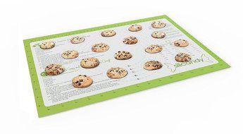 CLEARANCE NonStick Silicone Baking Mats - 2 pc Set - Silicandy Rectangular Mats with Fiberglass are Great for... N11