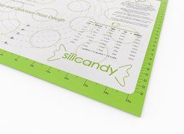CLEARANCE NonStick Silicone Baking Mats - 2 pc Set - Silicandy Rectangular Mats with Fiberglass are Great for... N12