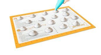 CLEARANCE NonStick Silicone Baking Mats - 2 pc Set - Silicandy Rectangular Mats with Fiberglass are Great for... N16