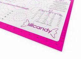 CLEARANCE NonStick Silicone Baking Mats - 2 pc Set - Silicandy Rectangular Mats with Fiberglass are Great for... N24