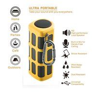 Hapyia Portable Wireless Bluetooth Speaker, Pair 2 speakers for 3D Stereo Surround Sound [New Release] - One Speaker... N10