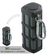 Hapyia Portable Wireless Bluetooth Speaker, Pair 2 speakers for 3D Stereo Surround Sound [New Release] - One Speaker... N14