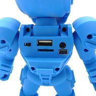 Smileto New Mini Music Box Portable Robort Style Bluetooth Speaker With Mobile / Computer / MP3 / MP4 / PSP /... N4