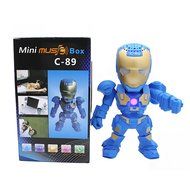 Smileto New Mini Music Box Portable Robort Style Bluetooth Speaker With Mobile / Computer / MP3 / MP4 / PSP /... N7