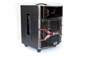EMB PKL101PRO 1000W 10&quot; Woofer w/ Colorful LED Lights - 7 Hours Battery - Rechargeable Trolley Portable Speaker... N2