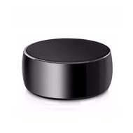 Smileto Mini Round Portable Wireless Bluetooth Music speaker for Outdoor Sport with Metal Bass Hatch, Clear Amazing... N2