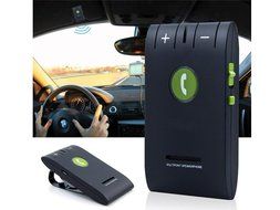 Enegg Wireless Bluetooth 4.0 Multipoint A2DP Sun Visor In-Car Hands-Free Speakerphone with Clip for iPhone, Samsung...