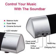 Ausid Bluetooth Speaker Portable Wireless Speakers HiFi Subwoofer Sound Bar 10W 3D Home Theater Surround Stereo... N6