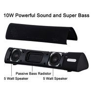 Ausid Bluetooth Speaker Portable Wireless Speakers HiFi Subwoofer Sound Bar 10W 3D Home Theater Surround Stereo... N10