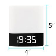 collee Wireless Bluetooth Speaker With Touch LED Lamp (Dimmable 3 Brightness) HIFI All-in-1 Portable TF Card ,... N6