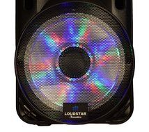 Portable Speaker 12" 1300W PA System, 2 Wireless Microphones, Bluetooth, Rechargeable, LED N5