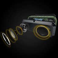 AUKEY Bluetooth Speaker, Outdoor Wireless Speaker with 16 Hours Playtime, Water and Shock Resistant, Dedicated... N6
