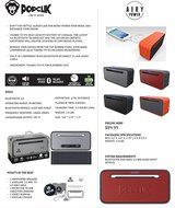 PopClik Speaker Airypower Bluetooth 4.0 Massive Bass Built-in Battery Charger 100 Foot Range 10 Hour of Continous... N5