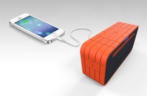 PopClik Speaker Airypower Bluetooth 4.0 Massive Bass Built-in Battery Charger 100 Foot Range 10 Hour of Continous... N20