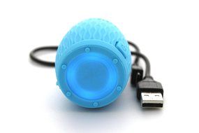 WAAV Rocker Mini Bluetooth Speaker for iOS (Blue), iPhone, iPod, iPad and Android devices (works with any bluetooth... N3