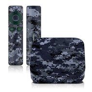 Digital Navy Camo Design Protective Decal Skin Sticker for Apple TV 2nd Gen (released Fall 2010) (Matte Satin)