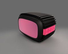 Sharper Image SBT617BK Rugged Outdoor Bluetooth Speaker 4.0, Splash-Proof &amp; Shockproof, (Black) N8