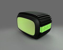 Sharper Image SBT617BK Rugged Outdoor Bluetooth Speaker 4.0, Splash-Proof &amp; Shockproof, (Black) N12
