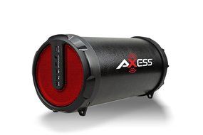 AXESS SPBT1029-BK Indoor/Outdoor Hi-Fi Bluetooth 2.1 Speaker with 3&quot; Subwoofer &amp; 2&quot; Horn, Black N2