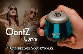 OontZ Curve Bluetooth Speaker Ultra Portable Wireless Full 360 Degree Sound with Built in Speakerphone works with... N8