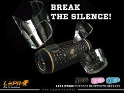 Lepa BTS02-BK 4.0 Bluetooth Speaker with NFC Function (Black) N10