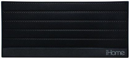 iHome iBN27BX NFC Bluetooth Rechargeable Stereo Mini Speaker in Rubberized Finish, Black N2