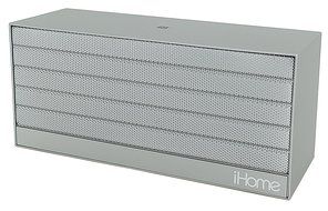 iHome iBN27BX NFC Bluetooth Rechargeable Stereo Mini Speaker in Rubberized Finish, Black N6