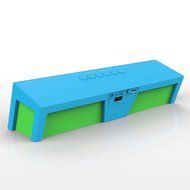 Eachine BAR Portable Bluetooth Wireless Speaker 15 Hours Play, Built in 2200mAh Battery Alarm Clock FM Radio Microphone...