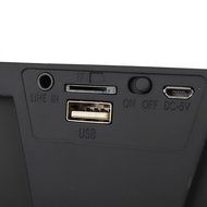 Eachine BAR Portable Bluetooth Wireless Speaker 15 Hours Play, Built in 2200mAh Battery Alarm Clock FM Radio Microphone... N11