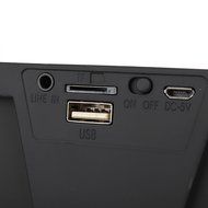 Eachine BAR Portable Bluetooth Wireless Speaker 15 Hours Play, Built in 2200mAh Battery Alarm Clock FM Radio Microphone... N16