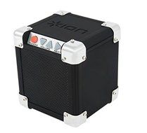 ION Audio Rock Block | Palm-Sized Wireless Bluetooth Speaker with 1/8" Input (15W)