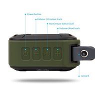 allimity Portable Bluetooth Speaker, Waterproof( IPX6), Shower, Outdoor, Kitchen With 12 Hours Play &amp; 33FT Range... N3