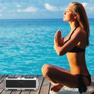 Portable Waterproof Bluetooth Speakers IPX7, 20W. HD Bass Sound Wireless Stereo Speakers. 10+ Hours Music tnx... N7