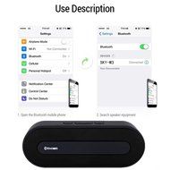 Yiwanda Ultra-Portable Stereo Wireless Bluetooth Speaker (Black) N6