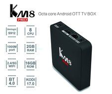 VIGICA KM8 Pro Smart TV BOX 2G 16G Android 6.0 marshmallow Amlogic S912 Octa core Kodi XBMC Streaming Media Player... N3