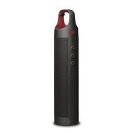 MVMT Cliff Portable Wireless and Water Resistant Bluetooth Speaker with Built In Carabiner (Black and Red)