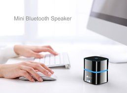 EC Technology Portable Bluetooth Speaker Super-Sized 5W Driver Rechargeable with Enhanced Bass,Built-in Microphone... N3