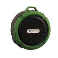 MDNA SHOWER Portable Water Resistant Wireless Bluetooth Shower Speaker with Suction Cup Microphone/Hands (Green)