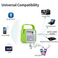 Portable Bluetooth Radio Speakers, UZOPI 5W Wireless Outdoor Speakers with Remote Controller, Enhanced Bass, Built-In... N4