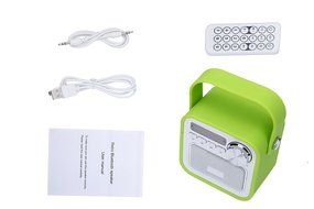 Portable Bluetooth Radio Speakers, UZOPI 5W Wireless Outdoor Speakers with Remote Controller, Enhanced Bass, Built-In... N9