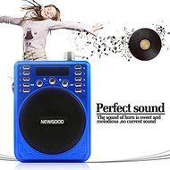 NEWGOOD Portable Mini Voice amplifier Speaker Microphone Megaphone Booster Loudspeaker MP3 player SD TF Card USB... N8