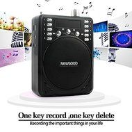 NEWGOOD Portable Mini Voice amplifier Speaker Microphone Megaphone Booster Loudspeaker MP3 player SD TF Card USB... N15